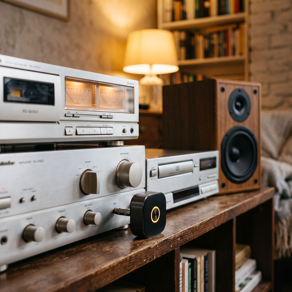 BC55 branché sur une vieille chaîne hi-fi