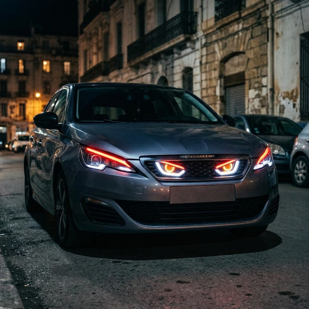 Devil Eyes مركبة فالقريون بالليل