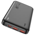 منافذ hoco J101: 2× USB-A + Type-C + Micro-USB